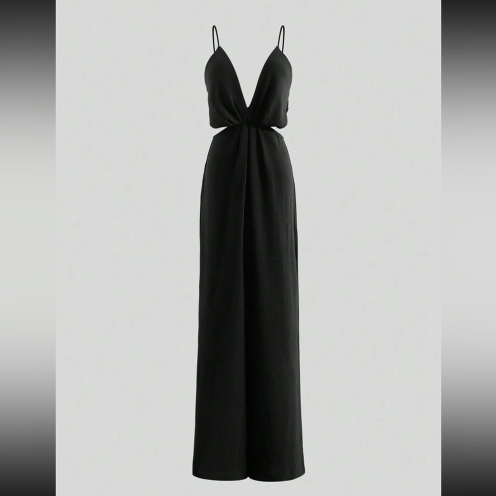 Cut out waste cami Jumpsuit